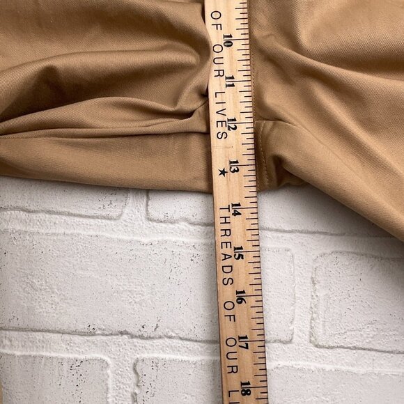 Lauren Ralph Lauren Pants Womens 14 Tan Stretch Trim Preppy Equestrian NWT - Picture 9 of 12